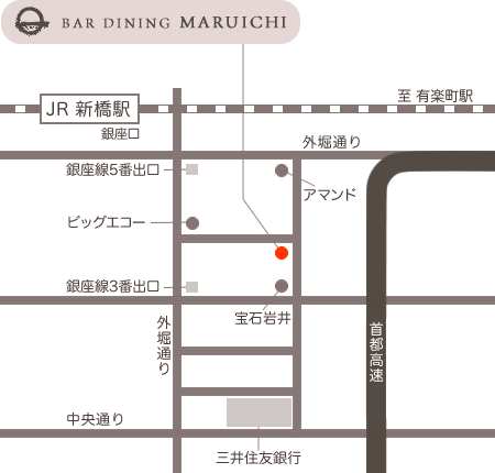 BAR DINING MARUICHI �̒n�}